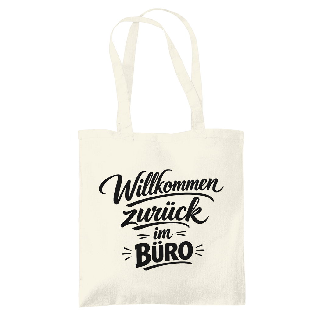 Tragetasche "Willkommen zurück im Büro"