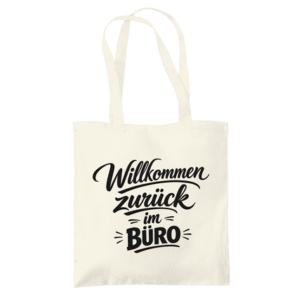 Tragetasche "Willkommen zurück im Büro"