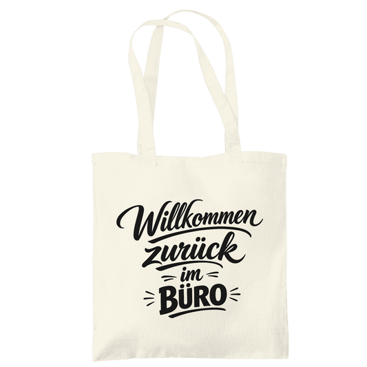 Tragetasche "Willkommen zurück im Büro"