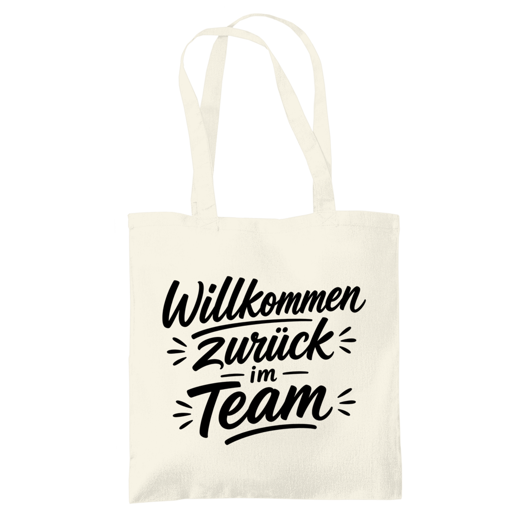 Tragetasche "Willkommen zurück im Team"