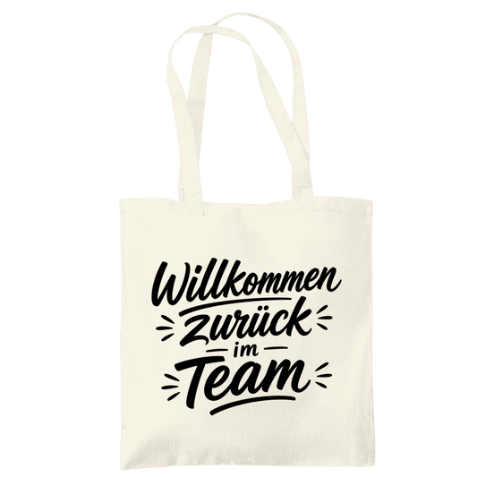 Tragetasche "Willkommen zurück im Team"
