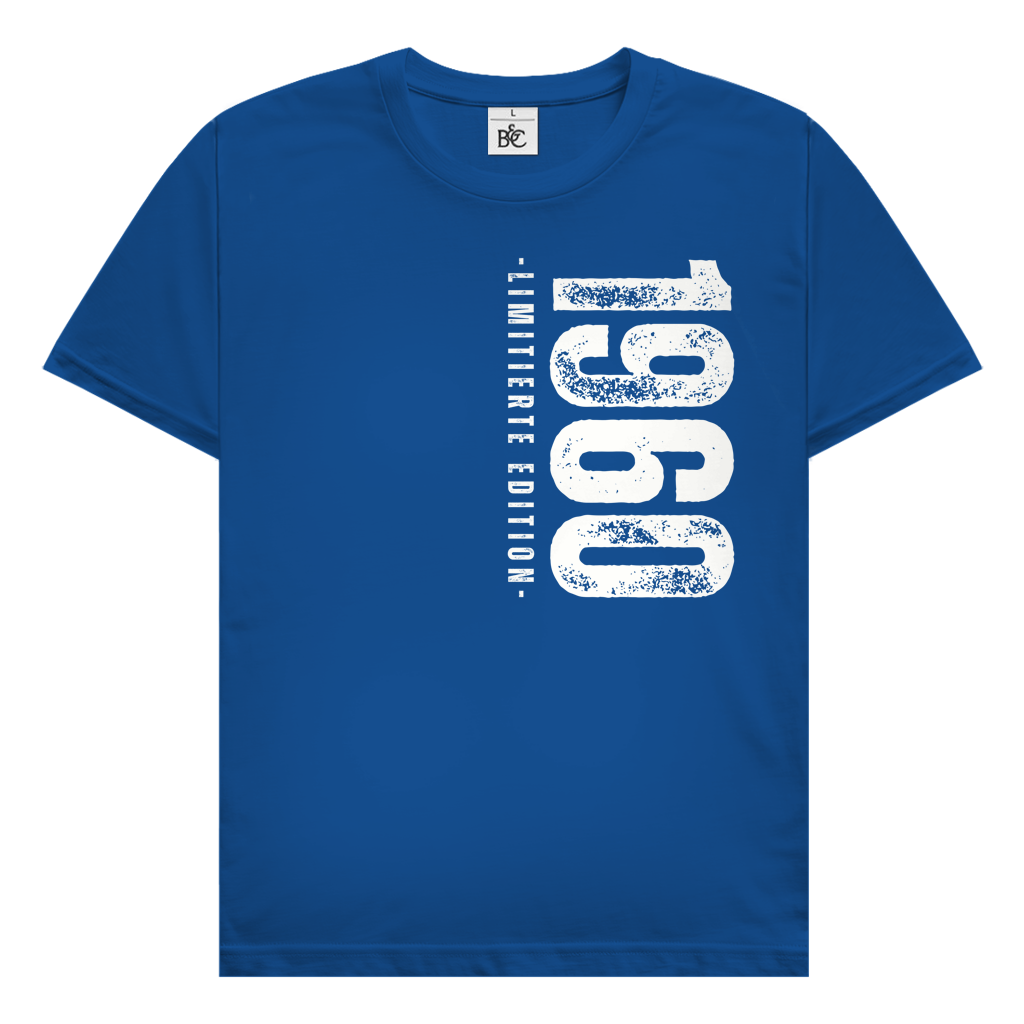 Herren T-Shirt "1960 - Limitierte Edition" blau