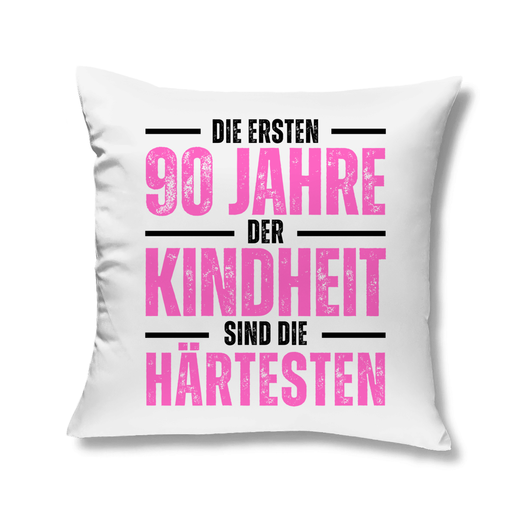 Kopfkissen "Die ersten 90 Jahre der Kindheit"