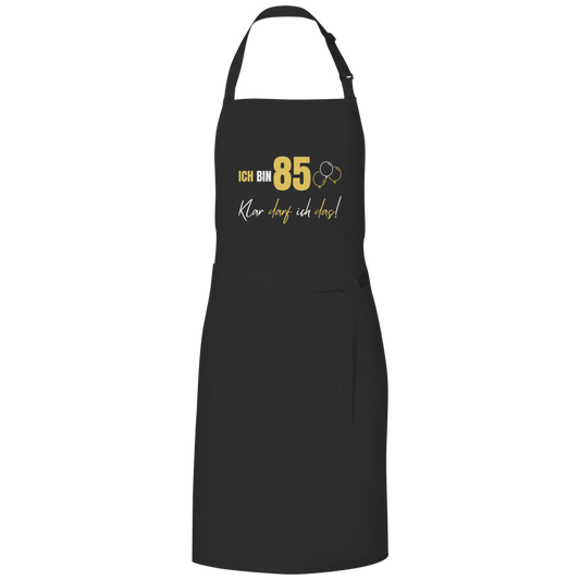 Grillschürze "Ich bin 85 - Klar darf ich das!"