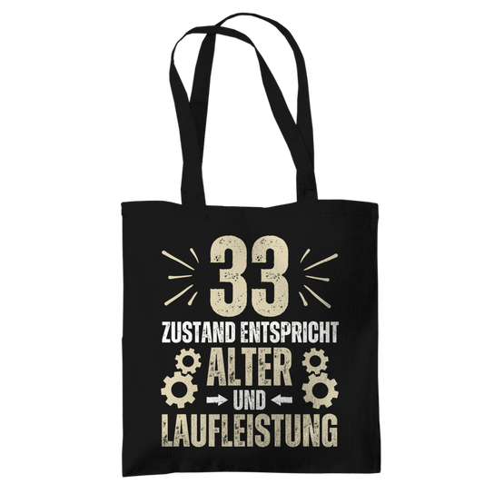 Tragetasche "33 - Zustand entspricht Alter und Laufleistung"