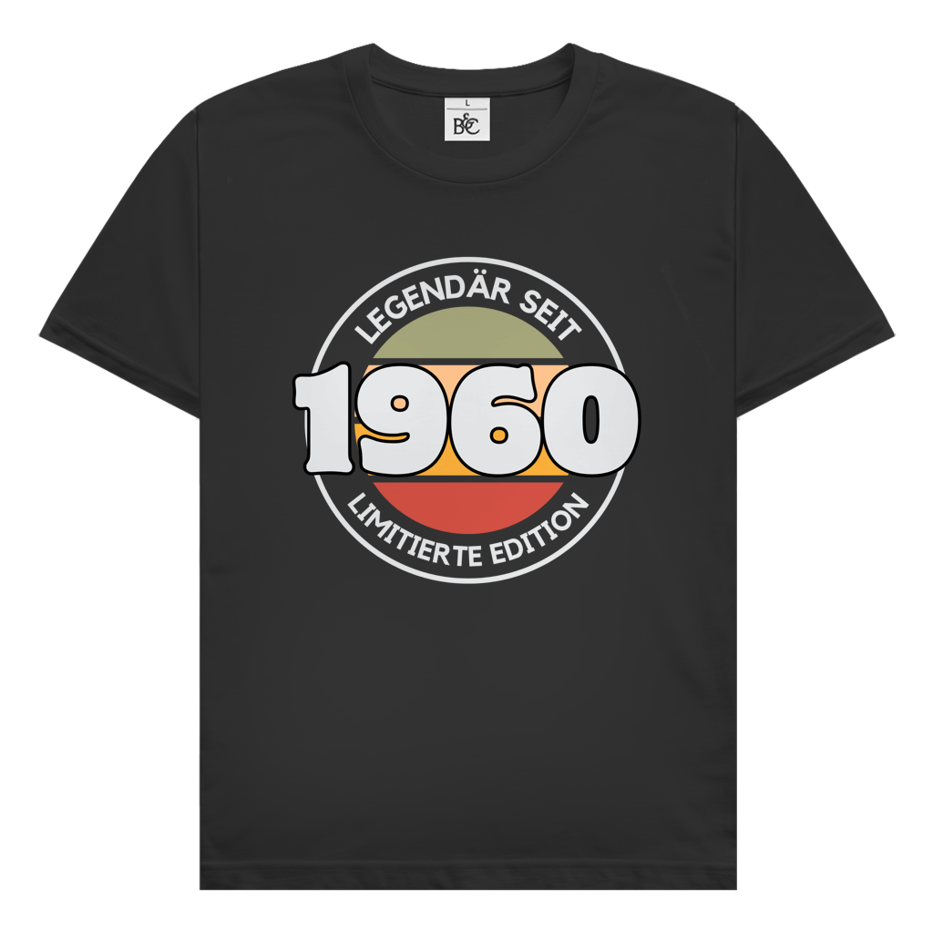 Herren T-Shirt "Legendär seit 1960, Limitierte Edition" schwarz