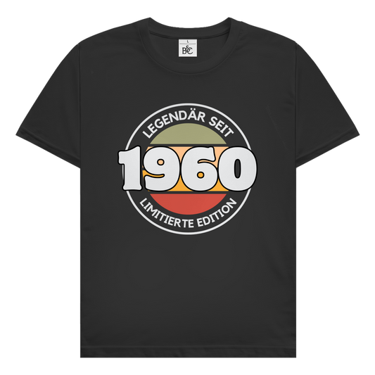 Herren T-Shirt "Legendär seit 1960, Limitierte Edition" schwarz