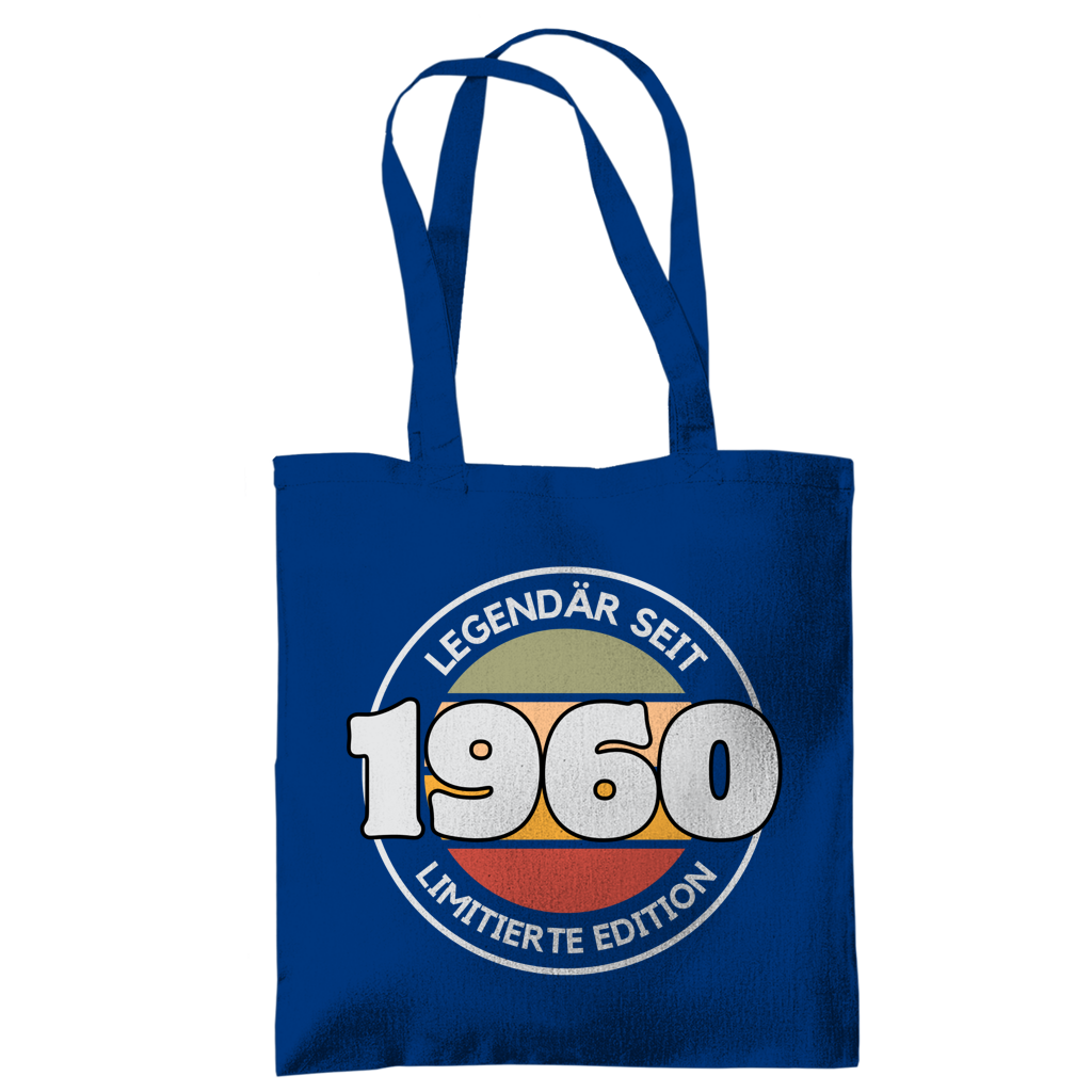 Tragetasche "Legendär seit 1960, Limitierte Edition" blau