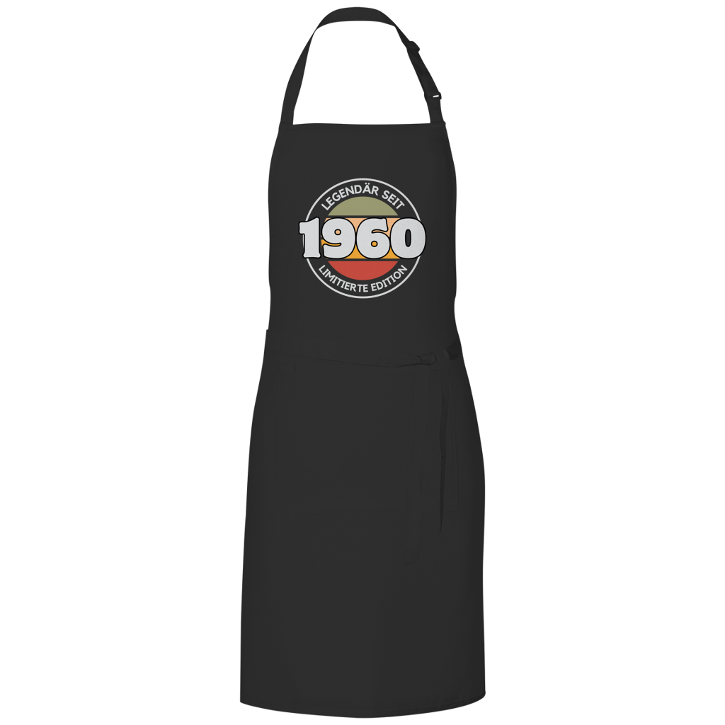 Grillschürze "Legendär seit 1960, Limitierte Edition" schwarz
