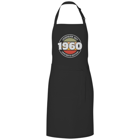 Grillschürze "Legendär seit 1960, Limitierte Edition" schwarz