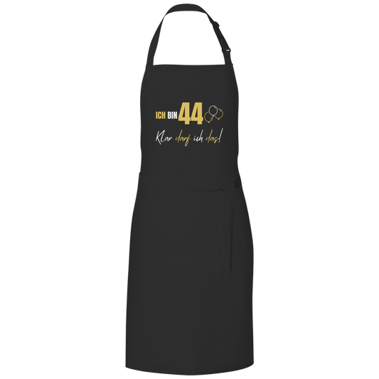 Grillschürze "Ich bin 44 - Klar darf ich das!"