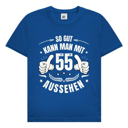 Herren T-Shirt "So gut kann man mit 55 aussehen!"