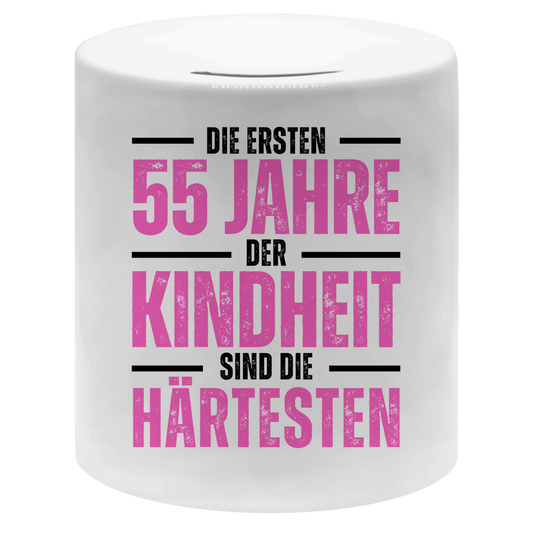 Money box "Die ersten 55 Jahre der Kindheit"