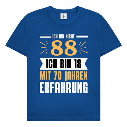 Herren T-Shirt "Ich bin nicht 88" (Orangenes Motiv)