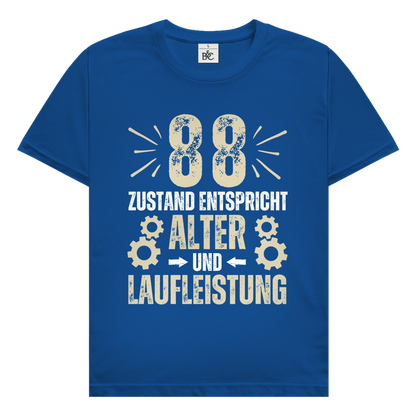Herren T-Shirt "88 - Zustand entspricht Alter und Laufleistung"