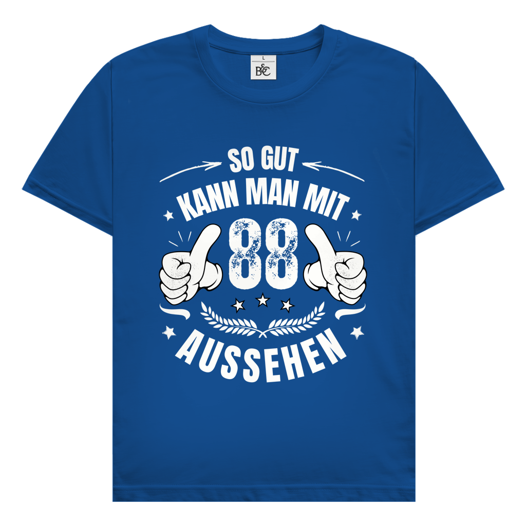 Herren T-Shirt "So gut kann man mit 88 aussehen"
