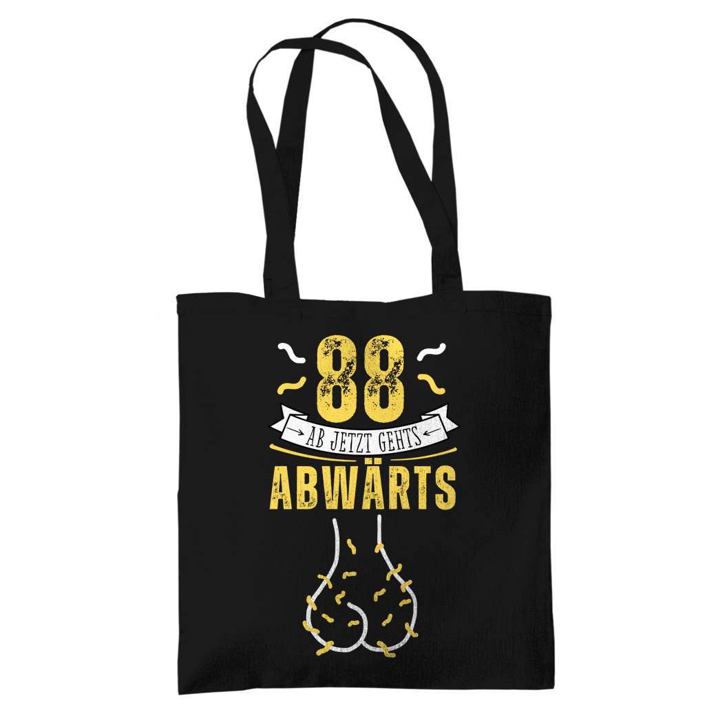Tragetasche "88 - ab jetzt gehts abwärts"