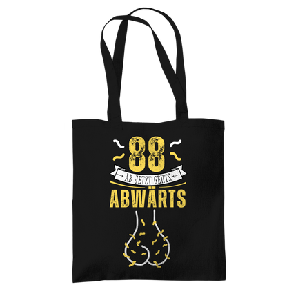 Tragetasche "88 - ab jetzt gehts abwärts"