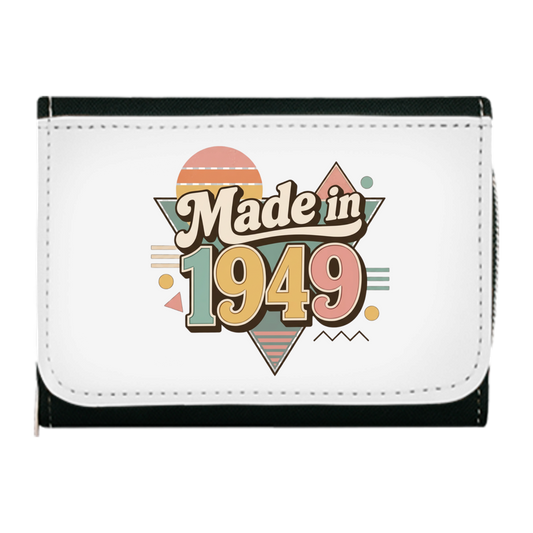 Geldbörse "Made in 1949" (Retro-Motiv)