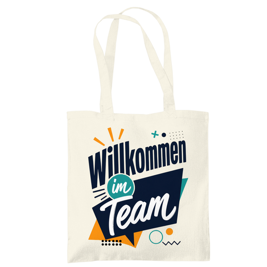 Tragetasche "Willkommen im Team" (Modern)