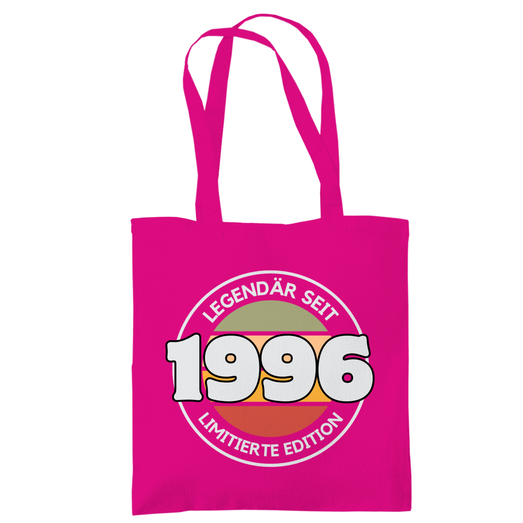Tragetasche "Legendär seit 1996 - Limitierte Edition" fuchsia