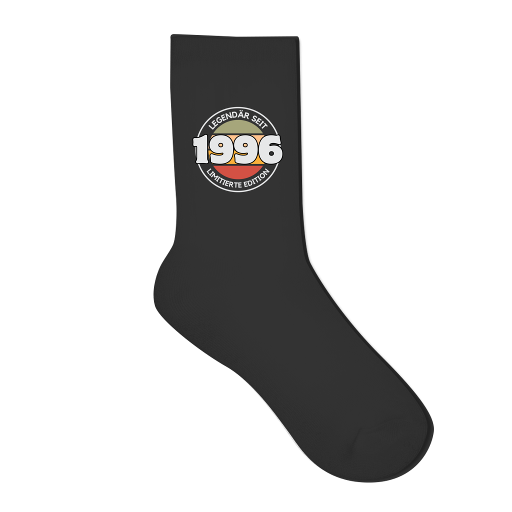 Socken "Legendär seit 1996 - Limitierte Edition" Rückseite
