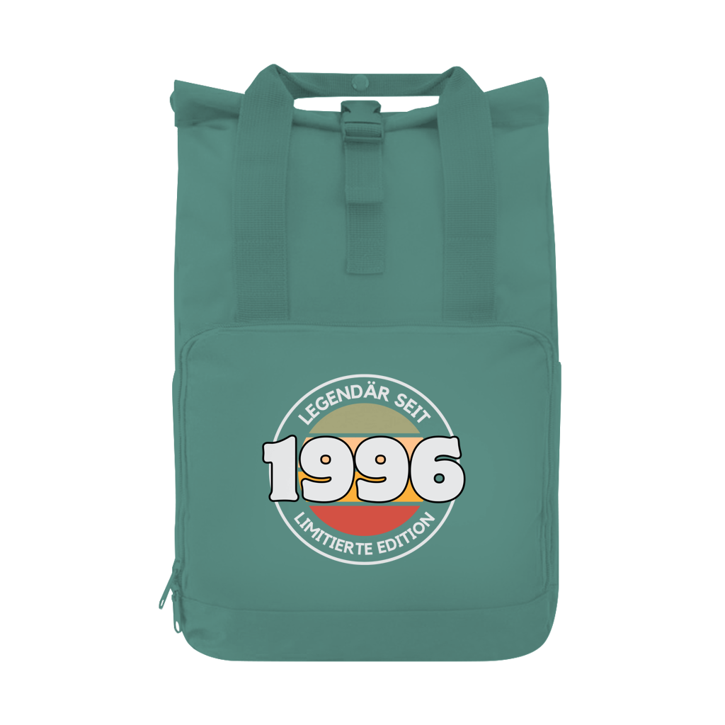 Rucksack "Legendär seit 1996 - Limitierte Edition" türkisgrün