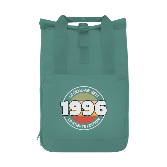 Rucksack "Legendär seit 1996 - Limitierte Edition" türkisgrün
