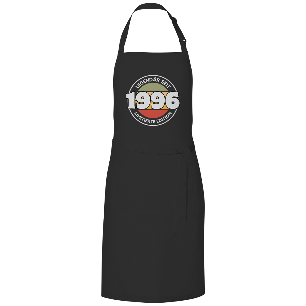 Grillschürze "Legendär seit 1996 - Limitierte Edition" schwarz