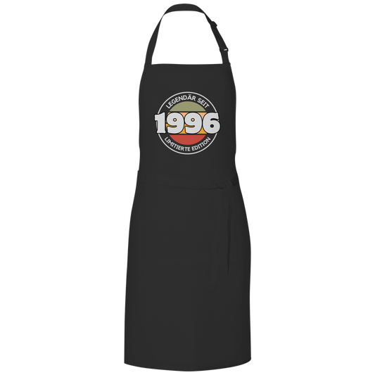 Grillschürze "Legendär seit 1996 - Limitierte Edition" schwarz