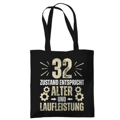 Tragetasche "32 - Zustand entspricht Alter und Laufleistung"