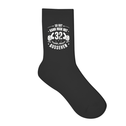 Socken "So gut kann man mit 32 aussehen"
