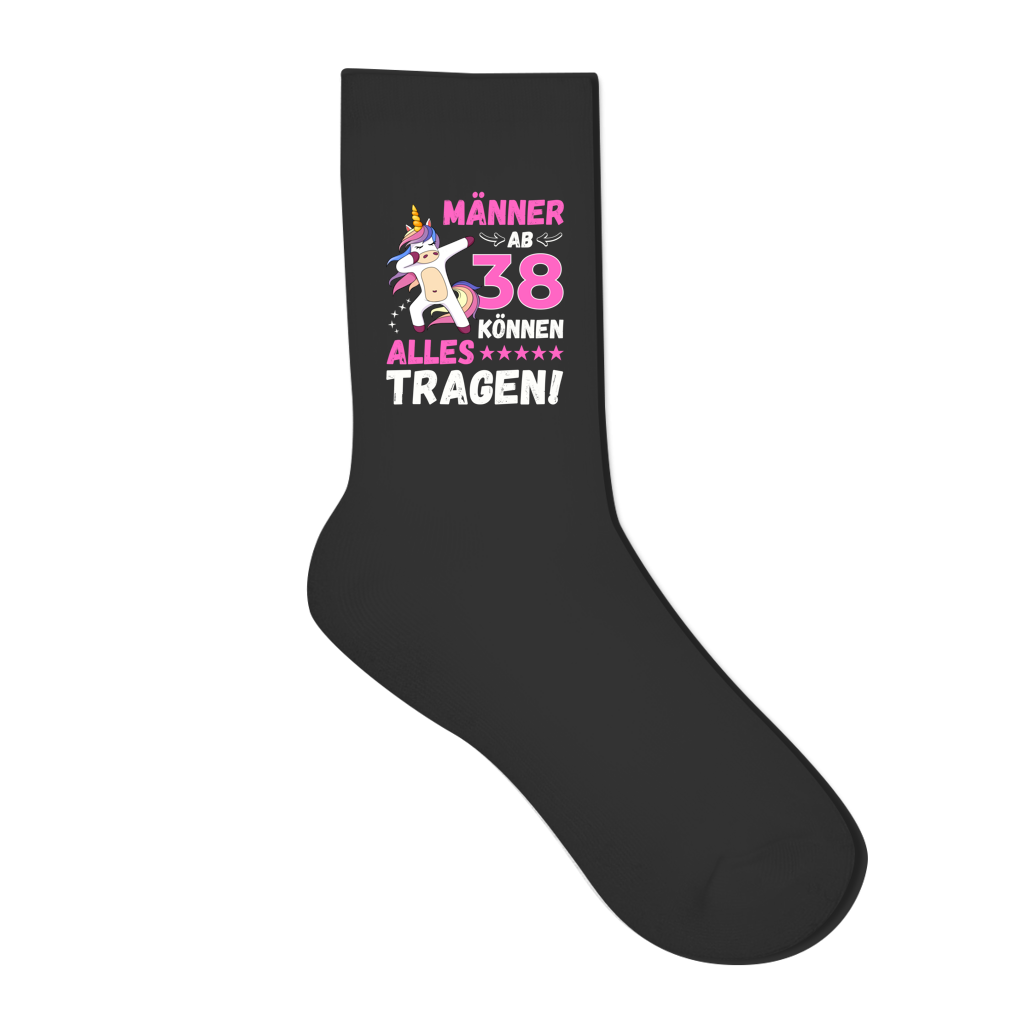 Socken "Männer ab 38 können alles tragen"