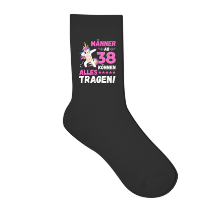 Socken "Männer ab 38 können alles tragen"