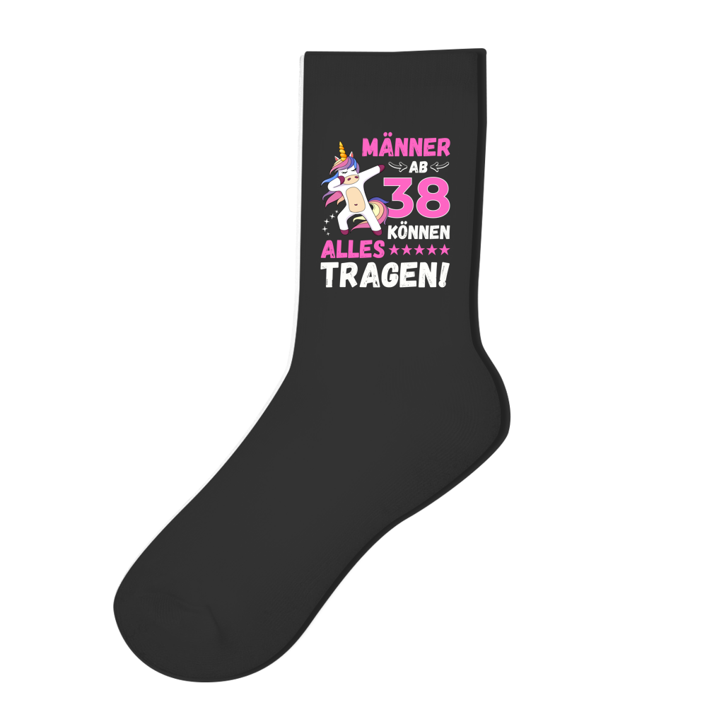 Socken "Männer ab 38 können alles tragen"