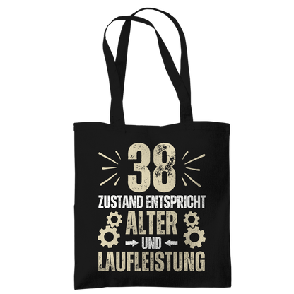 Tragetasche "38 - Zustand entspricht Alter und Laufleistung"
