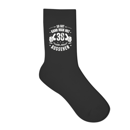 Socken "So gut kann man mit 38 aussehen"