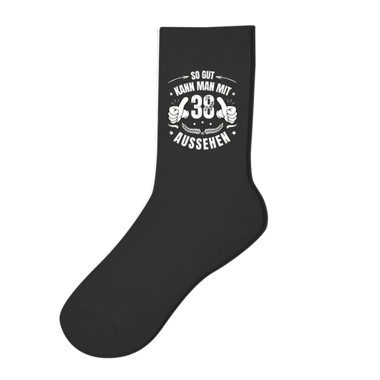 Socken "So gut kann man mit 38 aussehen"