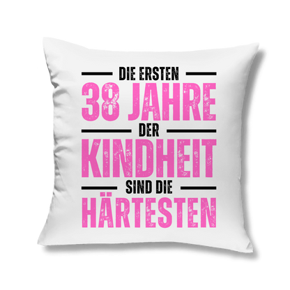Kopfkissen "Die ersten 38 Jahre der Kindheit"