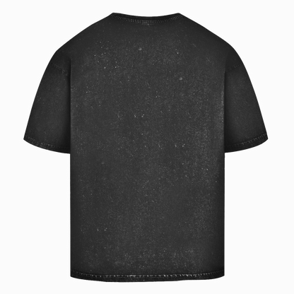 Oversize Washed T-Shirt "Frosch mit roten Augen"