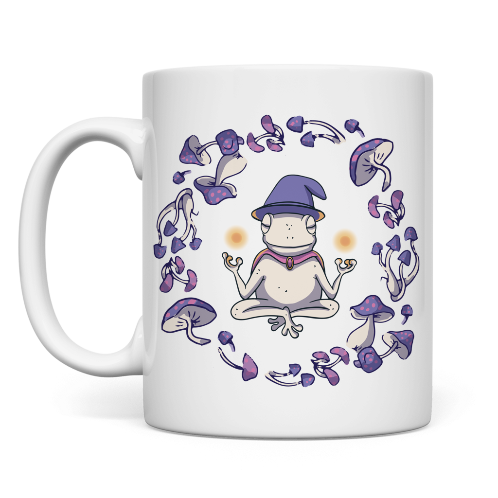 Tasse "Mystischer Frosch" Rückseite