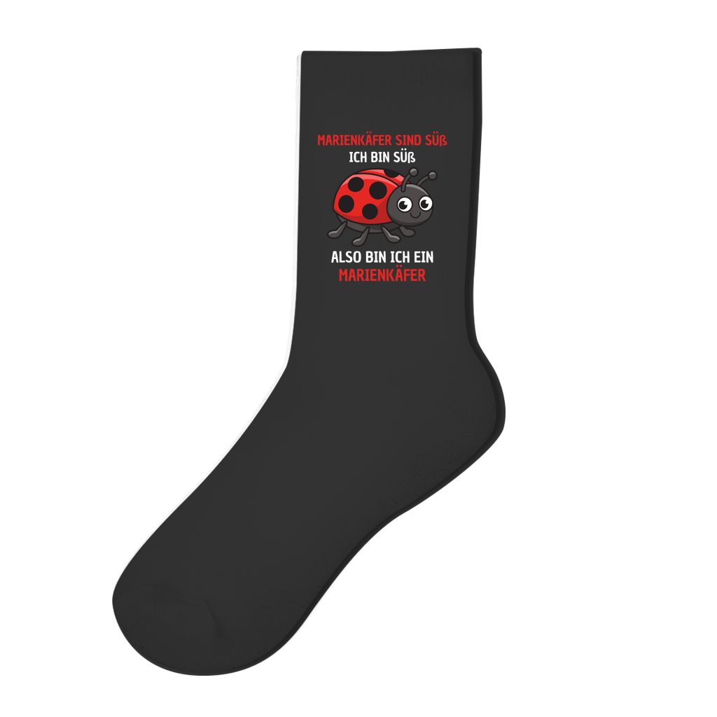 Socken "Marienkäfer sind süß"