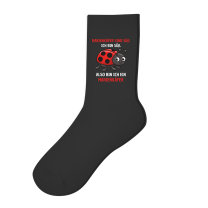 Socken "Marienkäfer sind süß"