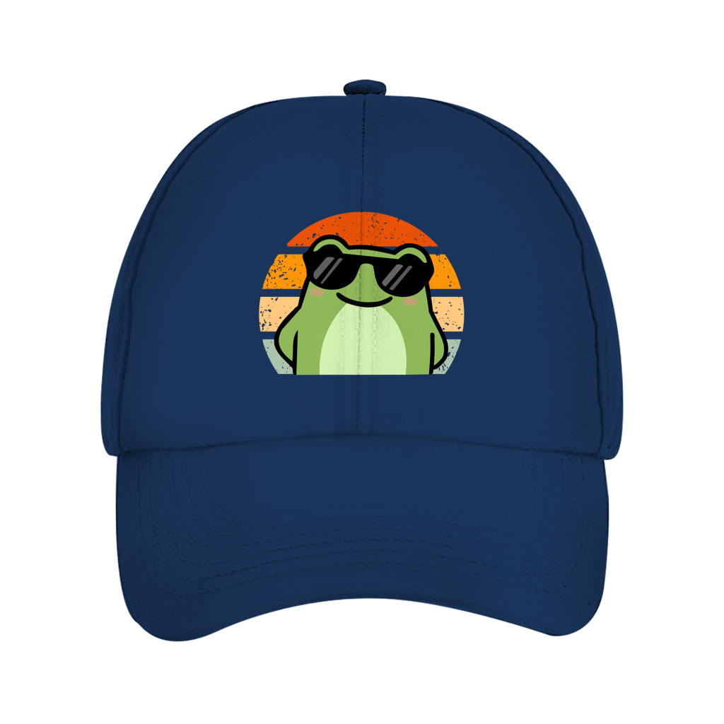Cap "Cooler Frosch" (Retro-Stil) navy