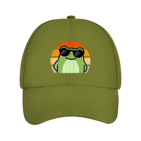Cap "Cooler Frosch" (Retro-Stil) Grün