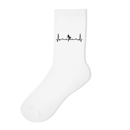 Socken "Tänzerin" (Herzschlag-Design)