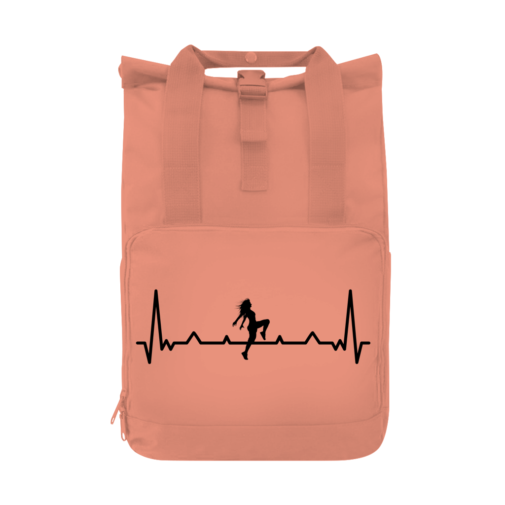 Rucksack "Tänzerin" (Herzschlag-Design)