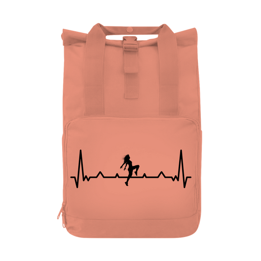 Rucksack "Tänzerin" (Herzschlag-Design)