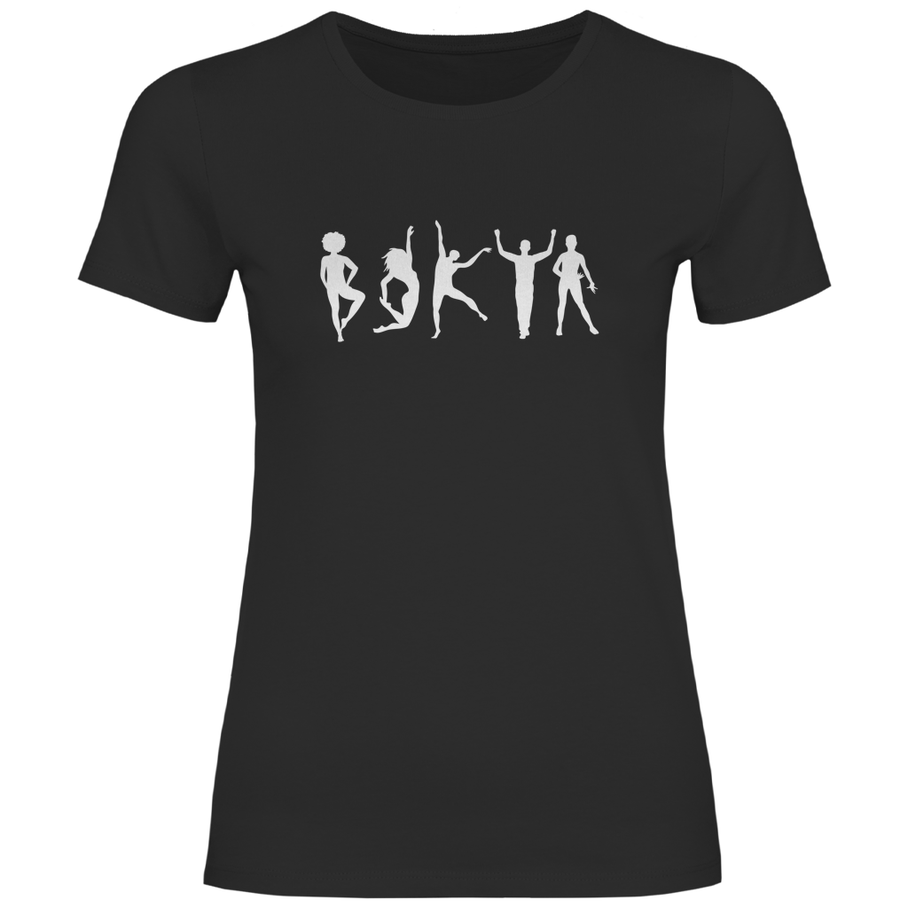 Damen T-Shirt "Tänzerinnen Silhouetten"