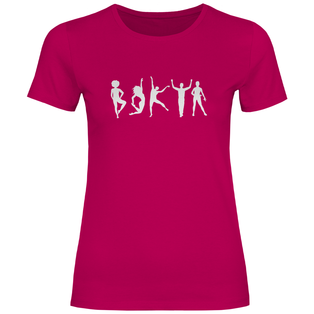 Damen T-Shirt "Tänzerinnen Silhouetten"